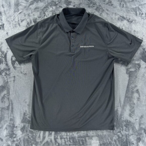 Nike Golf Polo Shirt Men L Bath And Body Works Employee Work Team Uniform - Picture 1 of 7